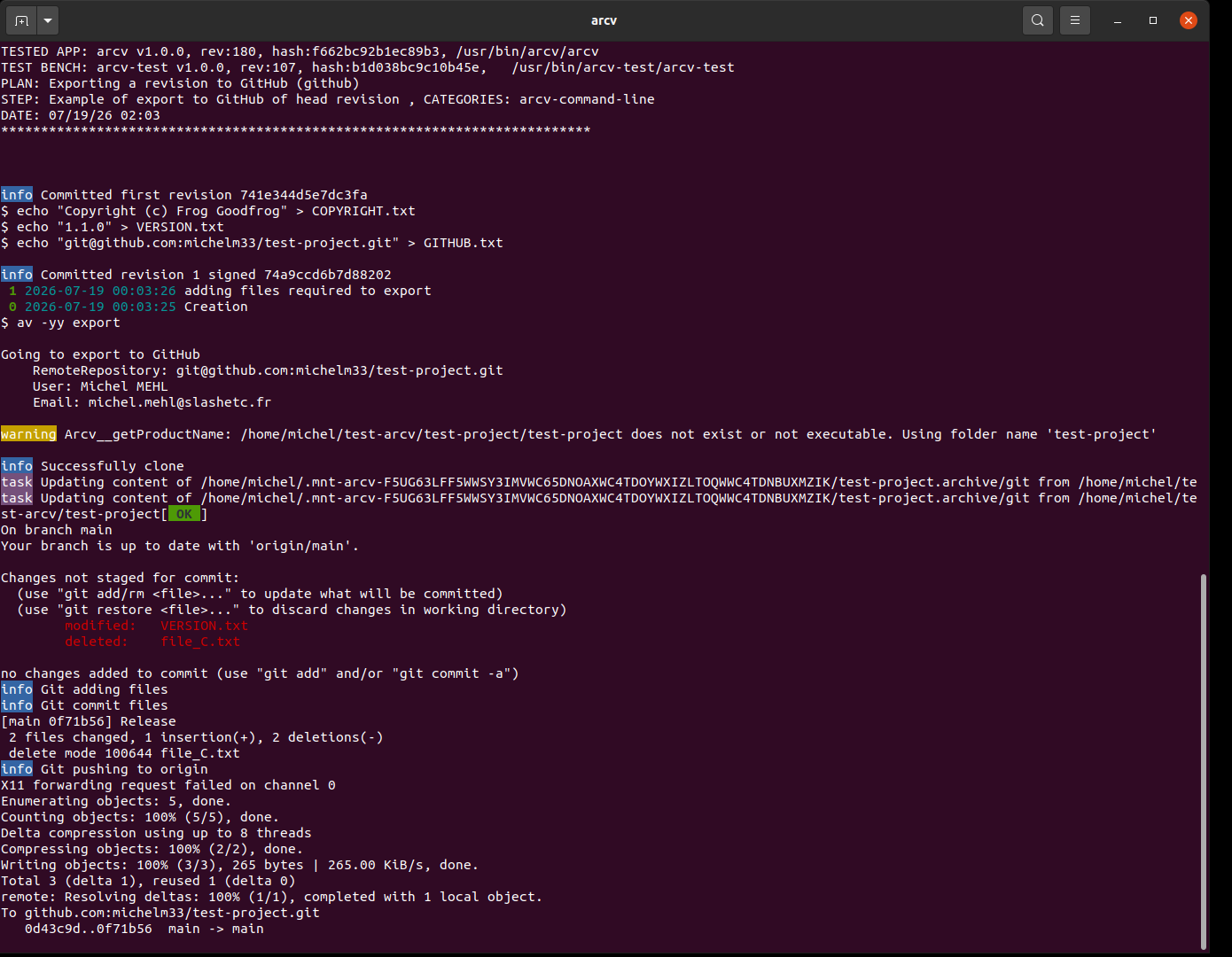 arcv sshot github 1